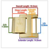 Watch Bracelet Extender in Yellow Gold or Silver Stainless Steel