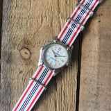 Vintage Men's Stainless Steel HARRIS SHURE Quartz Watch // By Wenger // NATO Strap