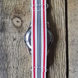 Vintage Men's Stainless Steel HARRIS SHURE Quartz Watch // By Wenger // NATO Strap