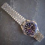 Men's Vintage 'Galaxie By Elgin' Chrome And Gold Plated Quartz Watch