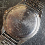 Men's Vintage 'Galaxie By Elgin' Chrome And Gold Plated Quartz Watch