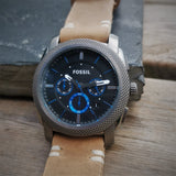 Men's Fossil Smoke Stainless Steel Quartz