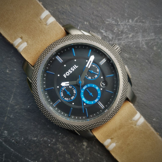 Men's Fossil Smoke Stainless Steel Quartz