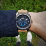 Men's Fossil Smoke Stainless Steel Quartz