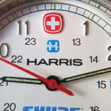 Vintage Men's Stainless Steel HARRIS SHURE Quartz Watch // By Wenger // NATO Strap