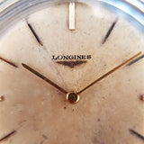 Vintage Men's Swiss-Made Longines Mechanical Watch // Stainless Steel Watch // Ref. 8888 28 // With A Handcrafted Genuine Leather Strap