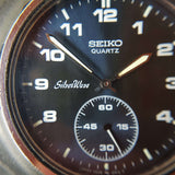 Rare Seiko SilverWave Mens Vintage Watch // Ref 2628-021L // Original Seiko Diver Rubber Strap