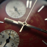 Macro Shot of Cimier Mens Vintage Chronograph 