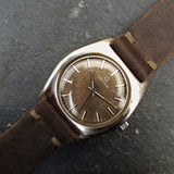 Mens Certina Mens Watch with Lovely Texture Dial and Handcrafted Strap from Real Leather, with a Mechanical Movement.