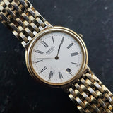 Vintage Seiko Watch, Classic Mens Gold Plated Watch Ref 6040-5Y39 - Made in 1989