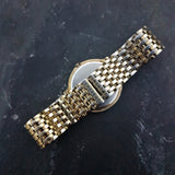 Vintage Seiko Watch, Classic Mens Gold Plated Watch Ref 6040-5Y39 - Made in 1989