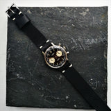 Vintage Reverse Panda Dial Oriosa Chronograph with Valjoux 7733 Movement and Original Box