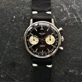 Vintage Reverse Panda Dial Oriosa Chronograph with Valjoux 7733 Movement and Original Box
