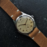 Vintage Zenith Mens Watch with Cal 106-6 Handwinding Movement and Lovely Patina 