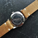 Screw back case of Vintage Zenith Mens Watch with Cal 106-6 Handwinding Movement 