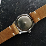 Dust Cap on Vintage Zenith Mens Watch with Cal 106-6 Handwinding Movement 