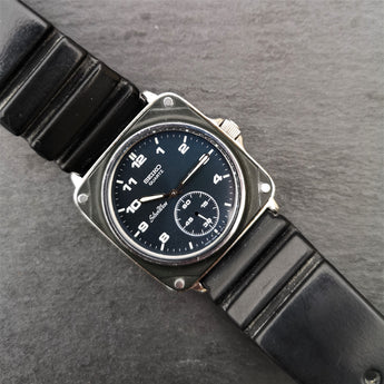 Vintage Seiko Silver Wave 2628 -0040 Watch with Original Strap
