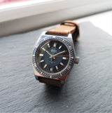 Mens BWC Swiss Vintage Diver Watch with Automatic ETA 2783 Movement