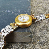 Vintage Women's Cocktail Worthington Gold And Silver Watch With Reversible Bracelet