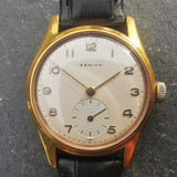 Vintage Zenith 1954 Gold Plated Mechanical Watch 