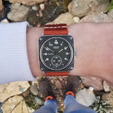 Rare Seiko SilverWave Mens Vintage Watch / Silver Wave 2628-004A / 1981 Watch/ Unique Seiko Diver Watch / Premium, Real, Leather Strap
