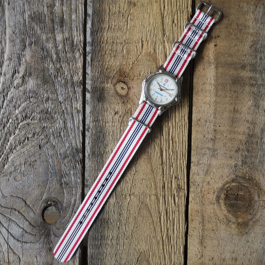 Vintage Men's Stainless Steel HARRIS SHURE Quartz Watch // By Wenger ...