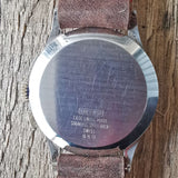 Vintage Men's Swiss REGO Sport Early 'Stop-Start' Chronograph Watch // With A handcrafted Genuine Leather Strap // And Two Subdials