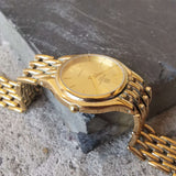 Vintage GIVENCHY Gold Plated Women's Quartz Watch // Original Bracelet