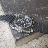 Rare Seiko SilverWave Mens Vintage Watch // Ref 2628-021L // Original Seiko Diver Rubber Strap