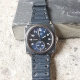 Rare Seiko SilverWave Mens Vintage Watch // Ref 2628-021L // Original Seiko Diver Rubber Strap