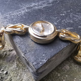 Vintage Women's AVIVA "Collection" Gold Plated Quartz Watch