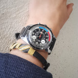 vintage Swiss EXACTIMA chronograph