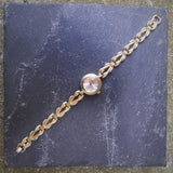 Vintage Women's AVIVA "Collection" Gold Plated Quartz Watch