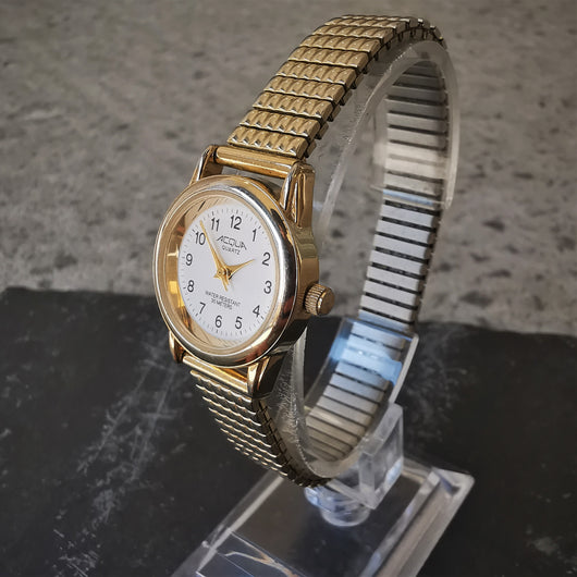 Vintage Women's ACQUA Gold Plated Quartz Watch