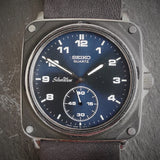 Rare Seiko SilverWave Mens Vintage Watch // Ref 2628-021L // 1981 Watch // Unique Seiko Diver Watch // Handmade 100% Leather Strap