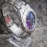 Men's Vintage Blue Dial Quartz Watch