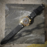 Men's CIMIER SPORT Vintage Chronograph Watch // 1950s 1960s Mechanical Swiss Watch // Rare Watch // Hand Crafted 100% Leather Strap