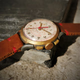 Men's CIMIER SPORT Vintage Chronograph Watch // 1950s 1960s Mechanical Swiss Watch // Rare Watch // Hand Crafted 100% Leather Strap