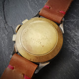 Men's CIMIER SPORT Vintage Chronograph Watch // 1950s 1960s Mechanical Swiss Watch // Rare Watch // Hand Crafted 100% Leather Strap