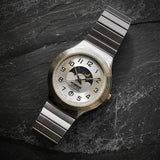 Vintage McGREGOR 'Hunt Club' Unisex Quartz Watch - With Moon And Sun Dial