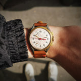 Men's CIMIER SPORT Vintage Chronograph Watch // 1950s 1960s Mechanical Swiss Watch // Rare Watch // Hand Crafted 100% Leather Strap