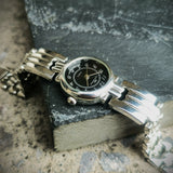 Vintage Women's Giani-Giorgio Chrome Plated Quartz Watch